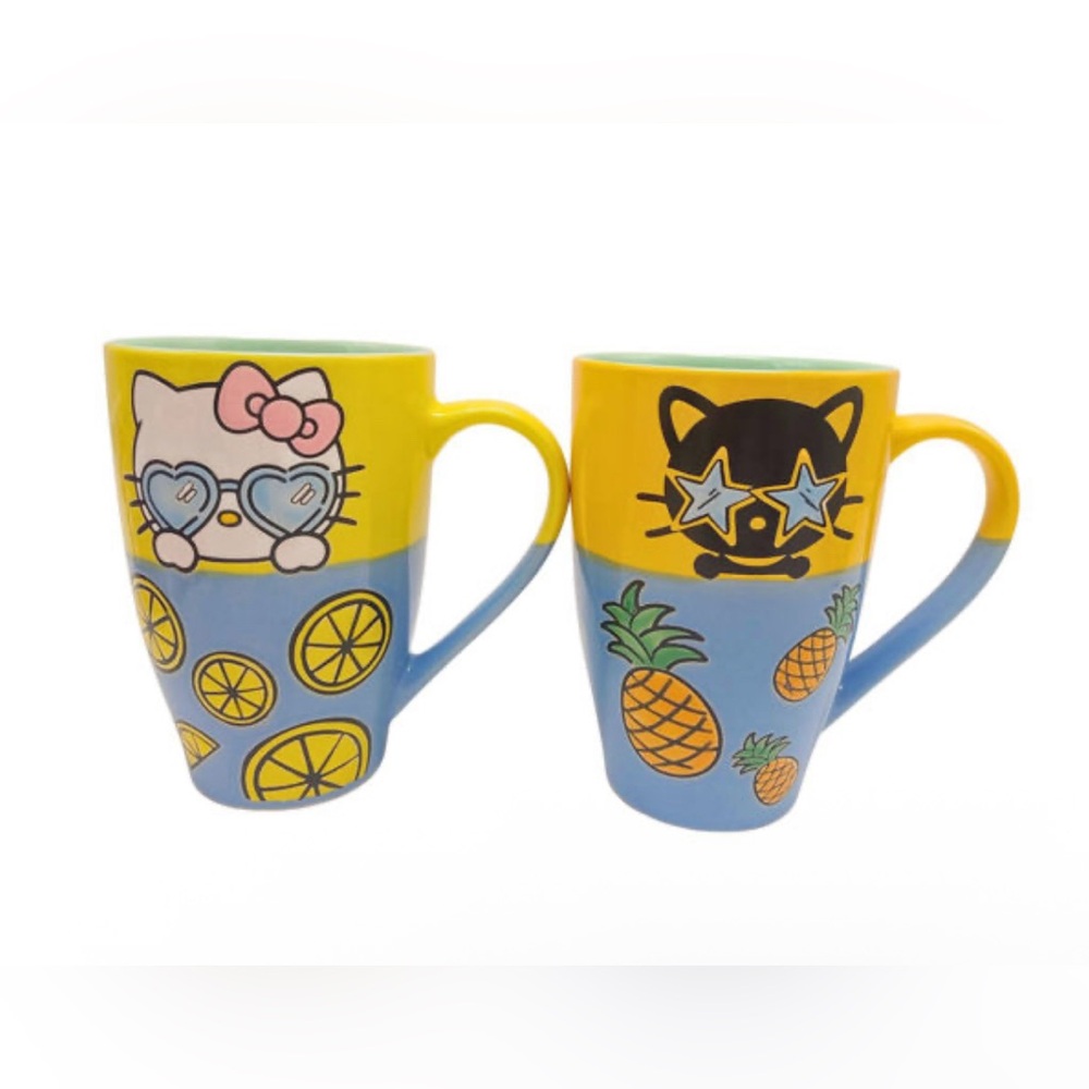 HELLO KITTY NWT SUMMER FUN MUG SET